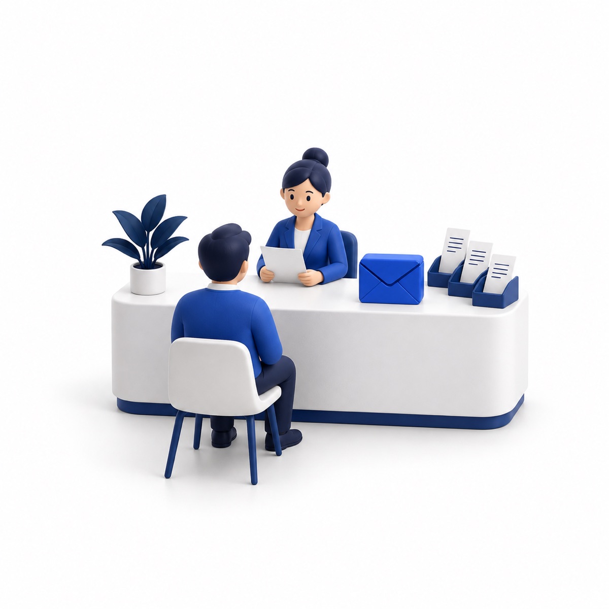 Government workflow illustration